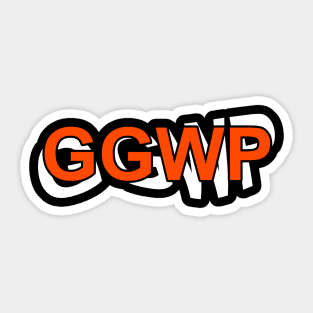 Gamer T Shirt - GGWP Sticker